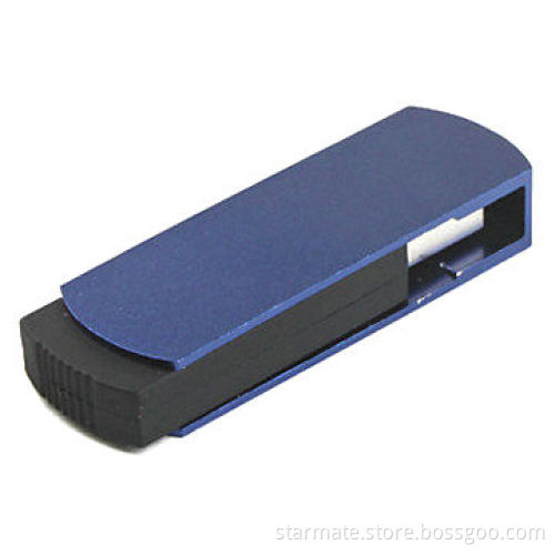 Plastic and Metal Swivel USB Flash Drives, Support Plug-and-play Function, Easy to Use